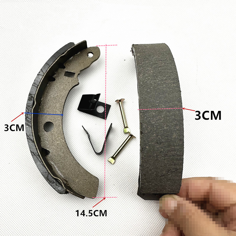 High Quality Iron Brake Shoe for BAJAJ RE 225 Spare Parts Three-Wheeled Motorcycle Accessories Brake Pads